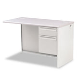 38000 Series Flush Return, Right, 48w X 24d X 29-1-2h, Mahogany-charcoal