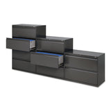 Brigade 800 Series Lateral File, 3 Legal-letter-size File Drawers, Light Gray, 36" X 18" X 39.13"