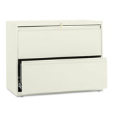 Brigade 800 Series Lateral File, 3 Legal-letter-size File Drawers, Light Gray, 42" X 18" X 39.13"