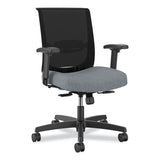 Convergence Mid-back Task Chair, Up To 275 Lb, 16.5" To 21" Seat Ht, Basalt Seat, Black Back/frame, Ships In 7-10 Bus Days