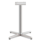 Arrange X-leg Base For 42-48" Tops, 32w X 32d X 28h, Silver