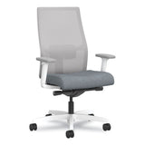 Ignition 2.0 4-way Stretch Mid-back Mesh Task Chair, Black Adjustable Lumbar Support, Basalt/fog/white,ships In 7-10 Bus Days
