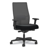 Ignition 2.0 4-way Stretch Mid-back Mesh Task Chair, Gray Adjustable Lumbar Support, Black, Ships In 7-10 Business Days