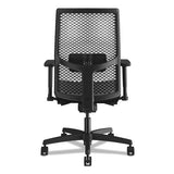 Ignition 2.0 Reactiv Mid-back Task Chair, Supports Up To 300 Lb, 17" To 22" Seat Height, Frost Seat, Black Back-base