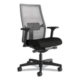 Ignition 2.0 Reactiv Mid-back Task Chair, Supports Up To 300 Lb, 17" To 22" Seat Height, Apricot Seat, Black Back-base