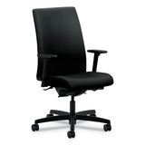 Ignition Series Fabric Low-back Task Chair, Supports Up To 300 Lbs., Black Seat-black Back, Black Base