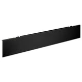 Universal Modesty Panel, 50w X 0.13d X 9.63h, Black