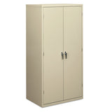 Assembled Storage Cabinet, 36w X 24 1-4d X 71 3-4h, Light Gray