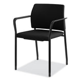 Accommodate Series Guest Chair With Fixed Arms, 23.25" X 22.25" X 32", Black, 2-carton