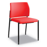 Accommodate Series Guest Chair With Fixed Arms, 23.25" X 22.25" X 32", Black, 2-carton