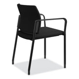 Accommodate Series Guest Chair With Fixed Arms, 23.25" X 22.25" X 32", Black, 2-carton