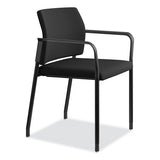 Accommodate Series Guest Chair With Fixed Arms, 23.25" X 22.25" X 32", Black, 2-carton