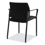 Accommodate Series Guest Chair With Fixed Arms, 23.25" X 22.25" X 32", Black, 2-carton