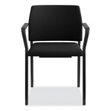 Accommodate Series Guest Chair With Fixed Arms, 23.25" X 22.25" X 32", Black, 2-carton