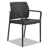 Accommodate Series Guest Chair With Fixed Arms, 23.25" X 22.25" X 32", Black, 2-carton