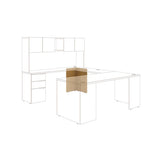 Voi End Panel Support, 16w X 20d X 28.5h, Mahogany
