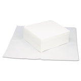 Taskbrand Grease & Oil Wipers, Quarterfold, 12 X 13 1-4, White, 50-pack
