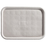 Savaday Molded Fiber Flat Food Tray, White, 12x16, 200-carton