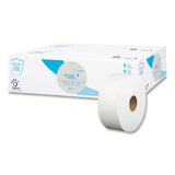 Heavenly Choice One-ply Jumbo Bathroom Tissue, Septic Safe, White, 3.4" X 2,000 Ft, 12-carton