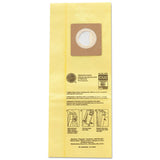Hushtone Vacuum Bags, Yellow, 10pk-ea