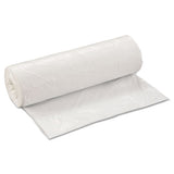 Low-density Commercial Can Liners, 45 Gal, 0.8 Mil, 40" X 46", White, 100-carton