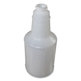 Plastic Bottles With Graduations, 24 Oz, Clear, 24-carton