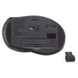 Wireless Optical Mouse With Micro Usb, 2.4 Ghz Frequency-32 Ft Wireless Range, Left-right Hand Use, Gray-black