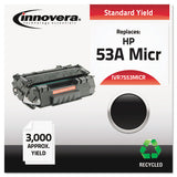 Remanufactured Black Micr Toner, Replacement For Hp 53am (q7553am), 3,000 Page-yield