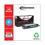 Remanufactured Cyan Toner, Replacement For Hp 503a (q7581a), 6,000 Page-yield