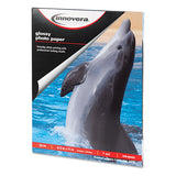 Glossy Photo Paper, 7 Mil, 8.5 X 11, Glossy White, 50-pack