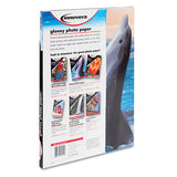 Glossy Photo Paper, 7 Mil, 8.5 X 11, Glossy White, 50-pack