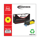 Remanufactured Yellow High-yield Toner, Replacement For Dell 2150 (331-0718), 2,500 Page-yield