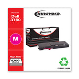 Remanufactured Magenta Toner, Replacement For Dell C3760 (331-8431), 9,000 Page-yield