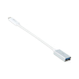 Usb-c To Usb Adapter, 4", Silver-white