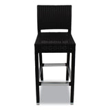 Gama Series Barstools, Supports Up To 300 Lb, 31.25" Seat Height, Chocolate Seat, Chocolate Back, Chocolate Base