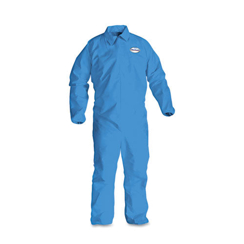 A60 Elastic-cuff, Ankle & Back Coveralls, Blue, 2x-large, 24-case
