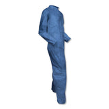 A60 Elastic-cuff, Ankle & Back Coveralls, Blue, 2x-large, 24-case