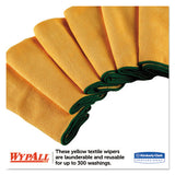 Microfiber Cloths, Reusable, 15 3-4 X 15 3-4, Yellow, 24-carton