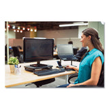 Smartfit Monitor Stand Plus, 16.2w X 2.2d X 6h, Black