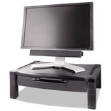 Wide Two-level Stand With Drawer, Height-adjustable, 20 X 13 1-4, Black