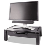 Wide Two-level Stand With Drawer, Height-adjustable, 20 X 13 1-4, Black