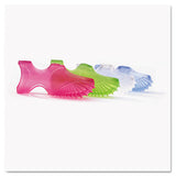 Tippi Micro-gel Fingertip Grips, Size 3, X-small, Assorted, 10-pack