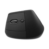 Lift Vertical Ergonomic Mouse, 2.4 Ghz Frequency-32 Ft Wireless Range, Left Hand Use, Graphite