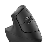 Lift Vertical Ergonomic Mouse, 2.4 Ghz Frequency-32 Ft Wireless Range, Left Hand Use, Graphite