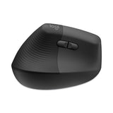 Lift For Business Vertical Ergonomic Mouse, 2.4 Ghz Frequency-32 Ft Wireless Range, Right Hand Use, Graphite