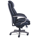 Woodbury Big And Tall Executive Chair, Supports Up To 400 Lbs., Black Seat-black Back, Weathered Gray Base