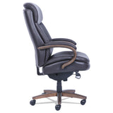 Woodbury Big And Tall Executive Chair, Supports Up To 400 Lbs., Brown Seat-brown Back, Weathered Sand Base