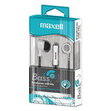 B-13 Bass Earbuds With Microphone, Black, 52" Cord