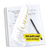 Wirebound Notebook, 3 Subjects, College Rule, Assorted Color Covers, 11 X 8.5, 150 Sheets