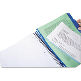 Advance Wirebound Notebook, 1 Subject, Medium-college Rule, Assorted Color Covers, 11 X 8.5, 100 Sheets